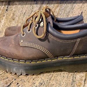 Dr. Martens Dark Brown Leather Oxfords